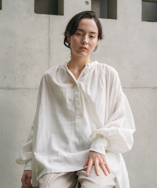 tシャツ コットン楊柳イレギュラーＴチュニック レディース Bou Jeloud tシャツ コットン楊柳イレギュラーTチュニック