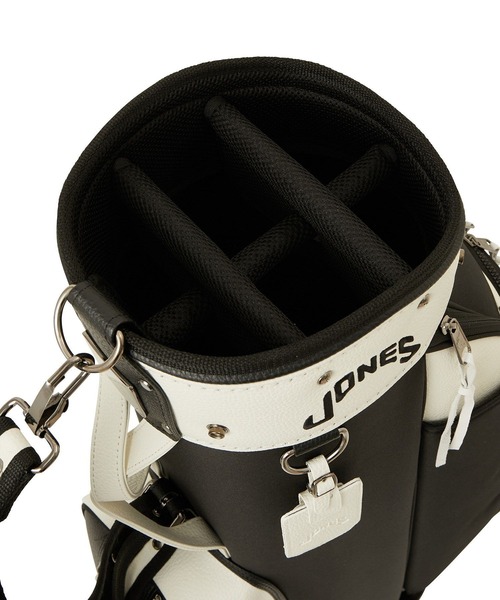 JONES 　RIDER　ゴルフバッグ 黒＆白　JUN＆ROPE限定 JONES RIDER ゴルフバッグ 黒＆白 JUN＆ROPE限定 JONES RIDER