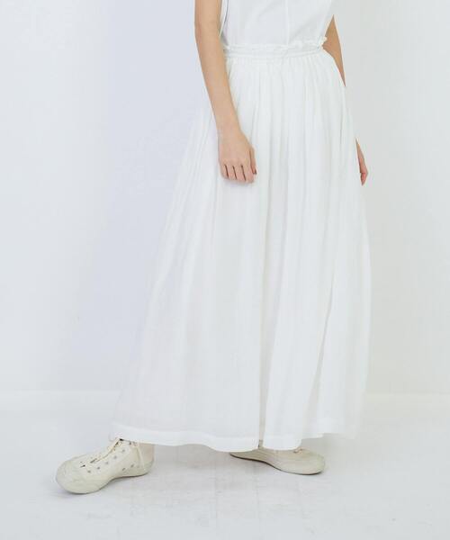 LOISIR スカート ラミーワッシャーギャザースカート : ZOZOTOWN Yahoo