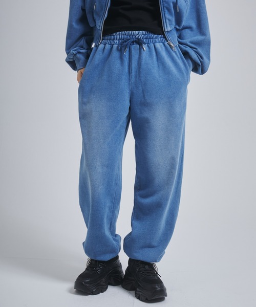 ENVYM スエットパンツ ENVYM スウェットパンツ ジャージ ウォッシュドスウェットパンツ