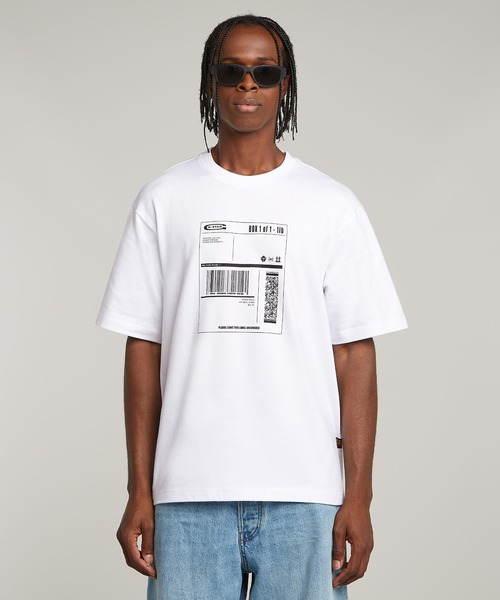 G-STAR RAW tシャツ Shipping Graphic Boxy T-Shirt