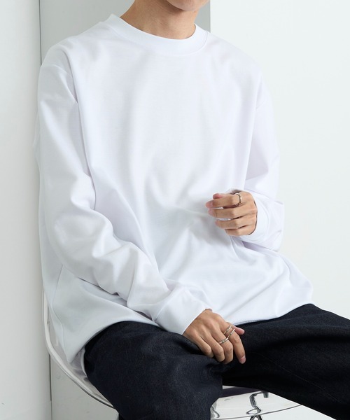 MAGASIN DE MODE CONTACT tシャツ 「CONTACT」スムースリブトップス 