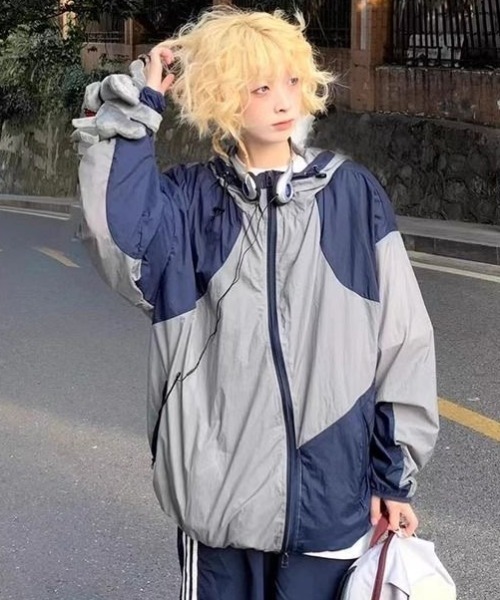 FreeZone ブルゾン アウター レトロ日焼け止め服 メンズ レディース