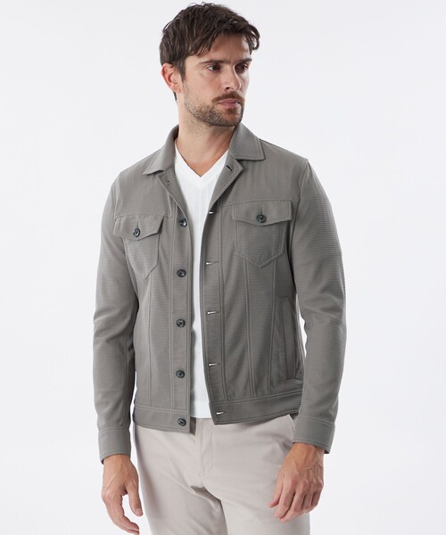 EPOCA UOMO エポカウォモ 薄グレー系のデザインパンツ 48/L春夏