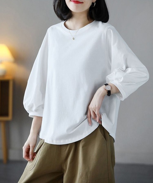 売れ筋商品|||イーブン アンド オド Tシャツ レディース トップス Basic T-shirt - blanc de blanc レディホワイト Lady White Co Tシャツ 2枚セット LW101T OUR T