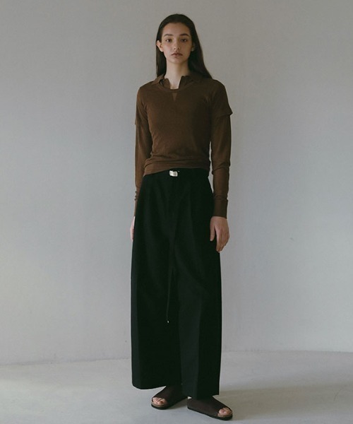 ETRE TOKYO ニット セーター シアーポロニットプルオーバー