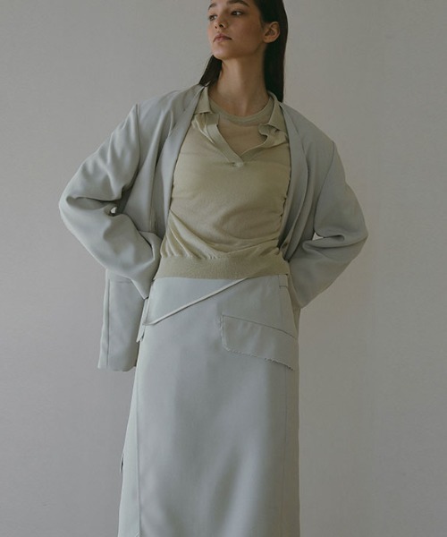 ETRE TOKYO ニット セーター シアーポロニットプルオーバー