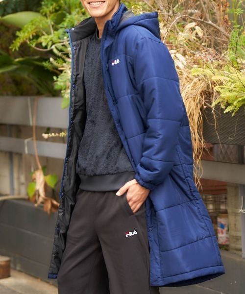 FILA（フィラ） コート X-LARGE ネイビー メンズ : ZOZOTOWN Yahoo!店