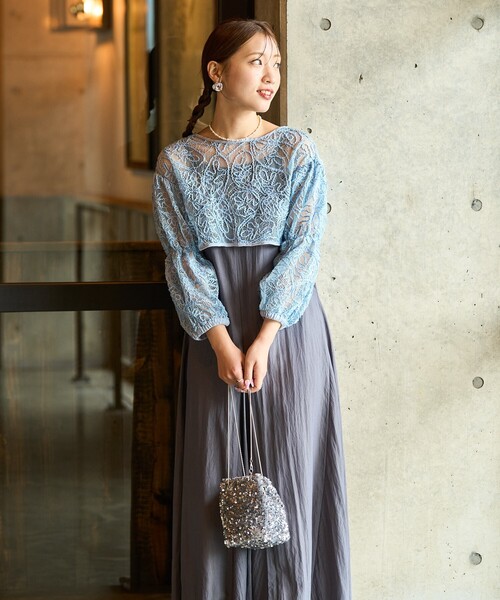 FREAK'S STORE レースボレロセットキャミワンピース 【限定展開】 FREAK'S STORE/レースボレロセットキャミワンピース【限定展開