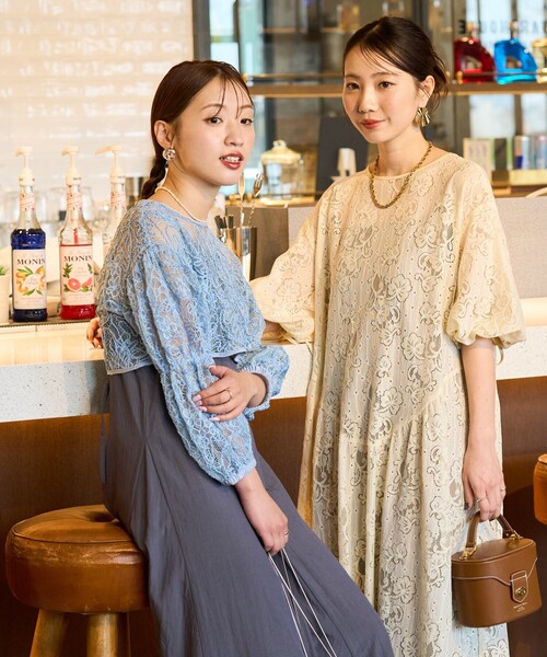 FREAK'S STORE レースボレロセットキャミワンピース 【限定展開】 FREAK'S STORE/レースボレロセットキャミワンピース【限定展開