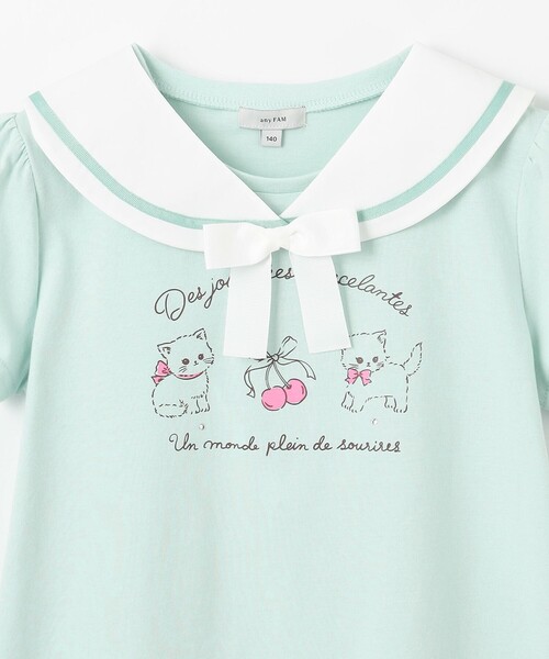 ANY（エニィ） tシャツ セーラーカラー Tシャツ キッズ 子供服 女の子