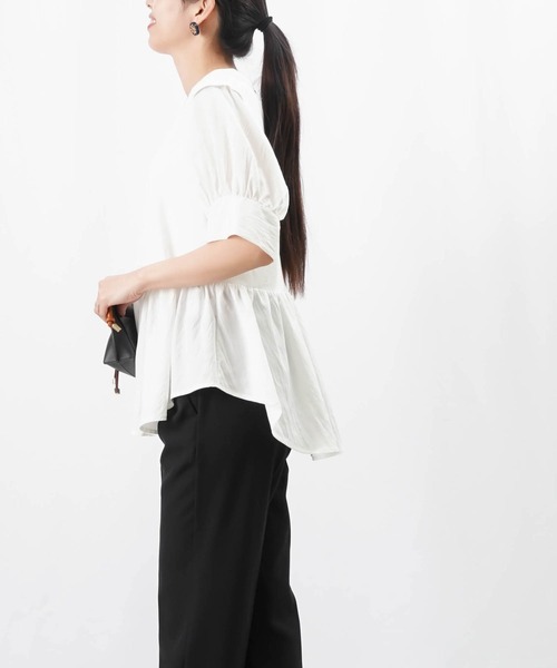 LADY LUCK LUCA tシャツ LC/LLL 異素材使い半袖プルオーバー