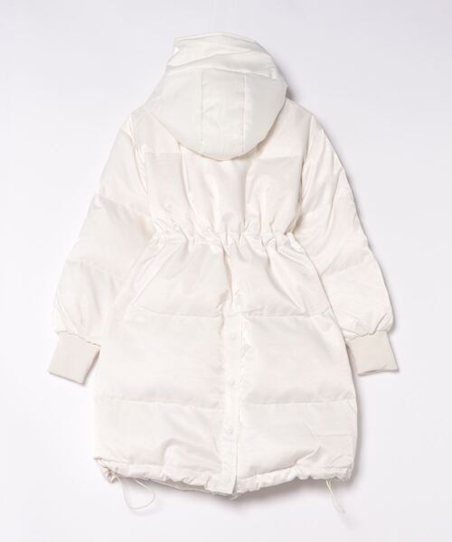 「Miss Arrivo」 ダウンコート MEDIUM オフホワイト レディース_画像2