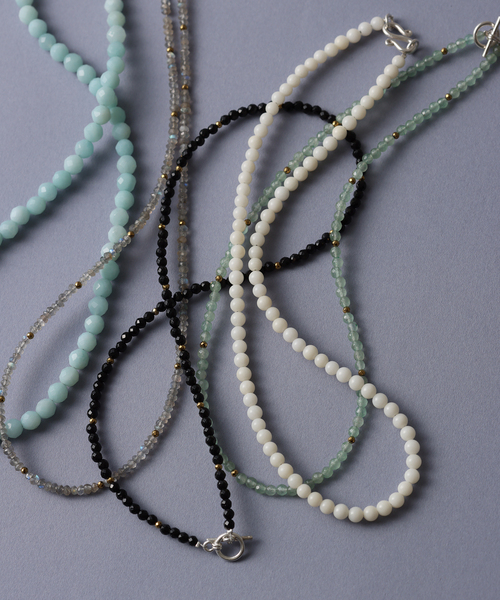 ネックレス 「SAMH by LILAS」ラブラドライトネックレス SV レディースの画像