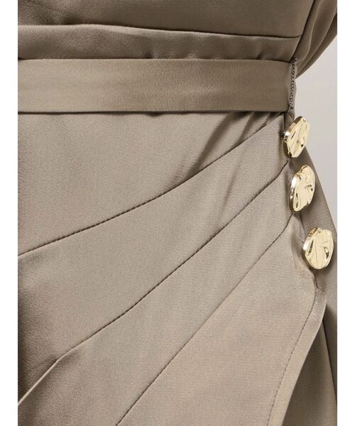TONAL ワンピース タックカシュクールフレンチワンピース