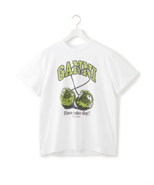 【GANNI】 チェリー ロゴ Tシャツ ★送料・関税込★大人気★ 楽天市場】GANNI ガニー 半袖 Tシャツ Future Heavy Cocktail