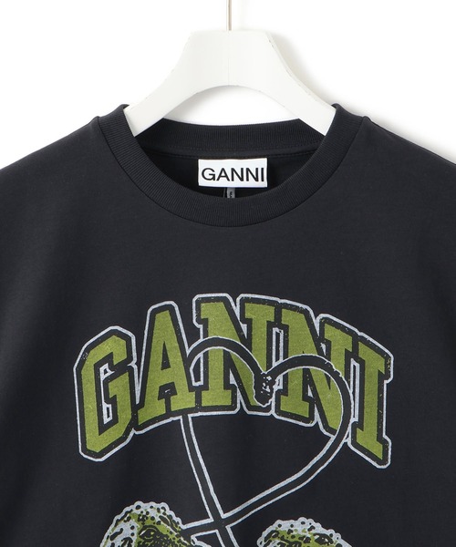 ADAM ET ROPE' tシャツ 「GANNI（ガニー）」Basic Jersey CHERRY