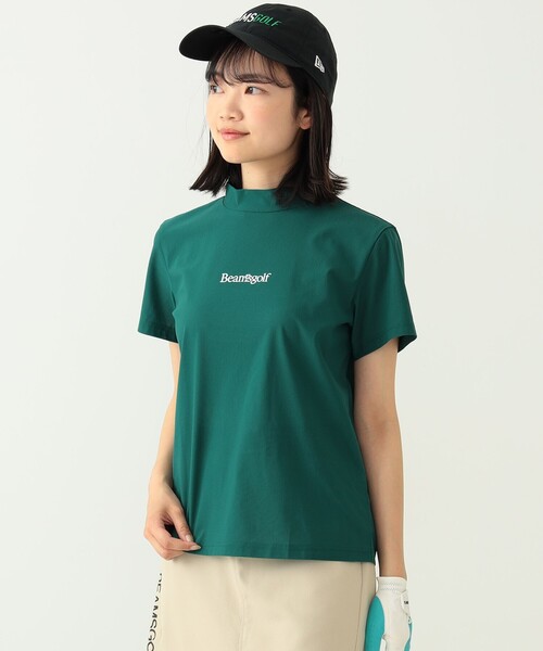 「BEAMS GOLF」 半袖Tシャツ LARGE グリーン レディース