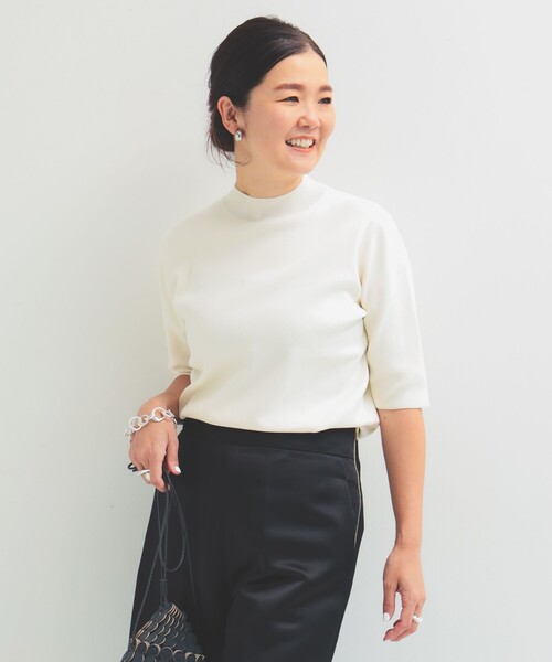 セーターさま専用 Demi-Luxe BEAMS ニット セーター シンプル モックネック .M