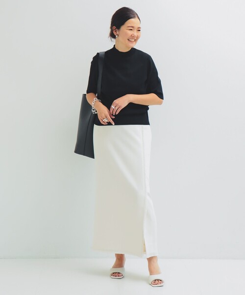 Demi-Luxe BEAMS ニット セーター シンプル モックネック .M