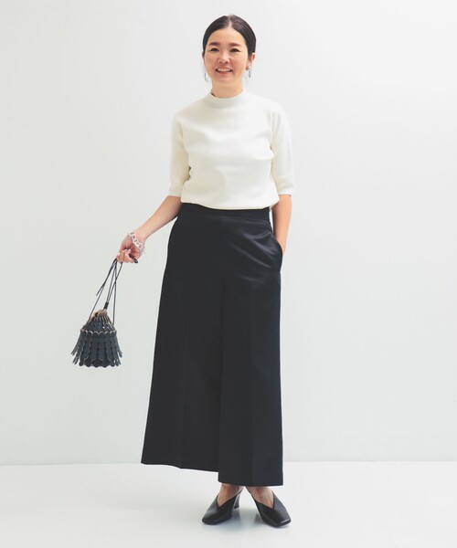 Demi-Luxe BEAMS ニット セーター シンプル モックネック .M