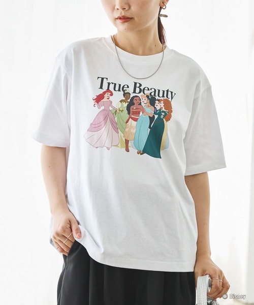 ディズニー　プリンセス　tシャツ LAVEANGE（ラビアンジェ） tシャツ ディズニープリンセス/プリントT