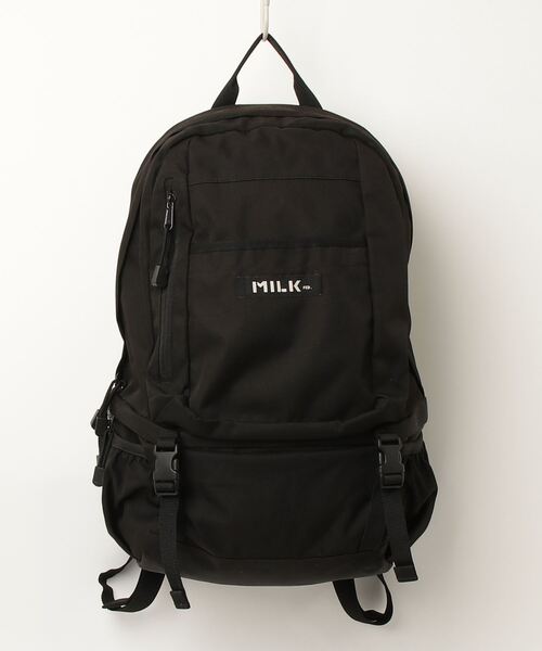 【値下げ】MILKFED. リュック One Size MILKFED. 「MILKFED.」 リュック ONE SIZE ブラック レディース