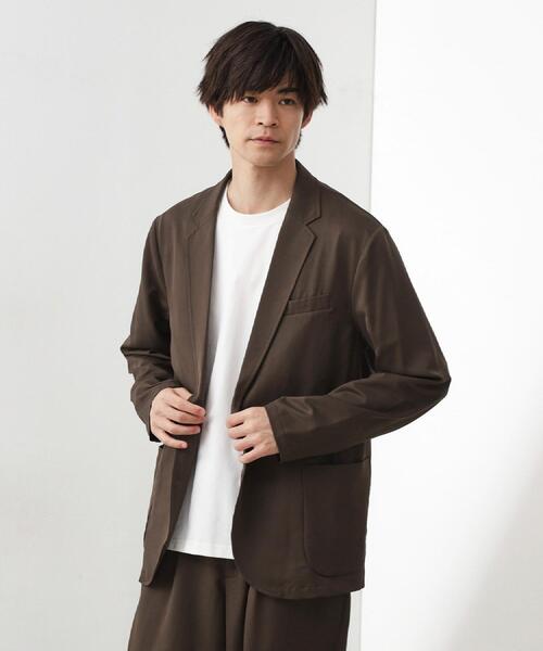 THE SHOP TK uvカット ジャケット テーラードジャケット スムース 