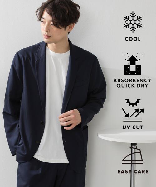 THE SHOP TK ジャケット テーラードジャケット スムースファイバー