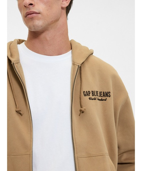 GAP パーカー ヴィンテージソフト デニム ジップアップパーカー