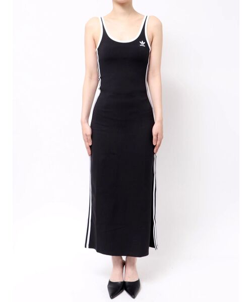 新品タグ付✨adidas ORIGINALS TANK DRESS  3本線 adidas Originals Women's Adicolor 3-Stripes Tank Maxi Dress