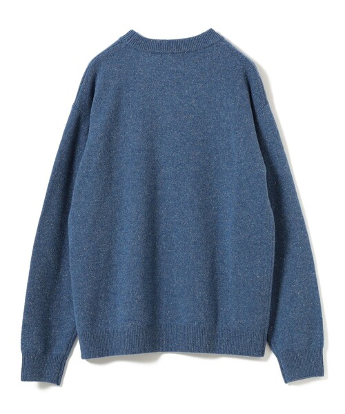 PENDLETON / ニット・セーター(薄手)/M/ウール/BLU/無地// PENDLETON（ペンドルトン） セーター ニット 「別注」PENDLETON / ロゴ