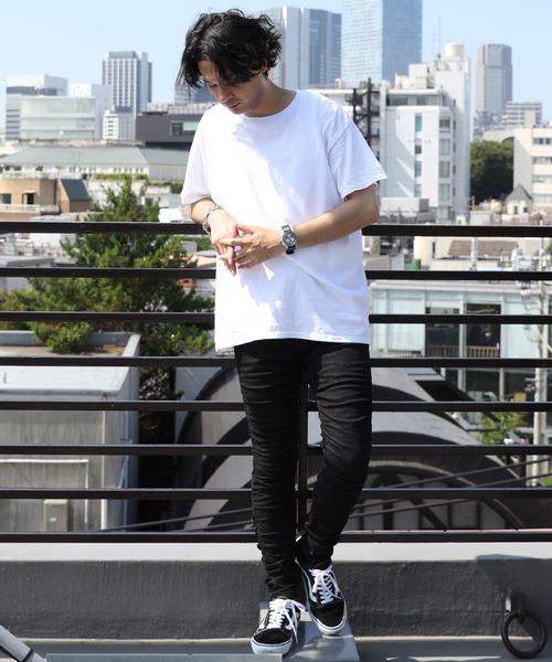 「８(eight)」 「Jungle Storm」加工デニムパンツ MEDIUM カーキ メンズ