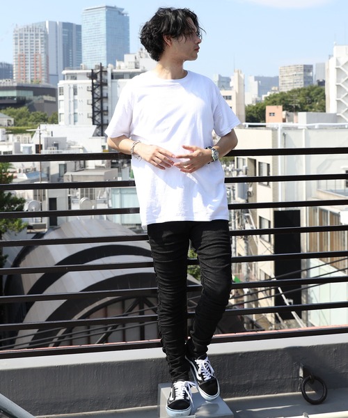 「８(eight)」 「Jungle Storm」加工デニムパンツ MEDIUM カーキ メンズ
