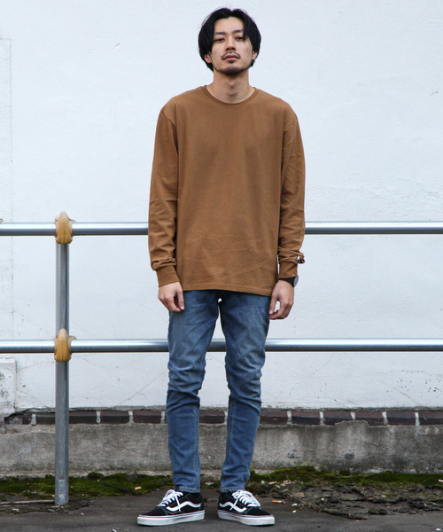 「ZIP FIVE」 加工スキニーデニムパンツ MEDIUM グレー メンズ