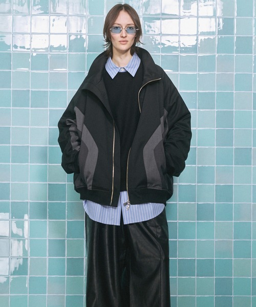 MAISON SPECIAL メゾンスペシャル　カレッジブルゾン ジャケット MAISON SPECIAL（メゾンスペシャル） ブルゾン アウター 「UNISEX