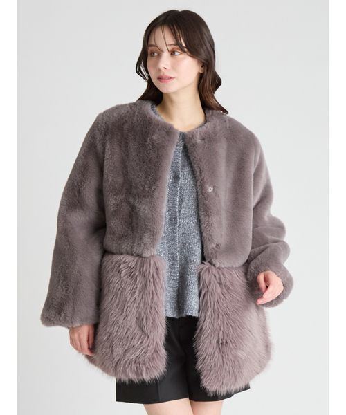 CELFORD（セルフォード） コート アウター 2wayファーコート