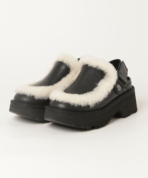サンダル W ESMEE LEATHER CLOG　1171507-BLK レディース