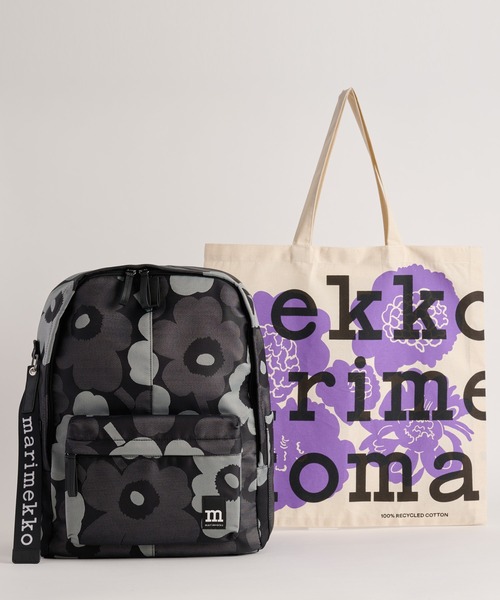 marimakko リュック　ZOZO限定 Unikko NIPPU Zip Top Backpack Unikko バックパック | Maija Isola