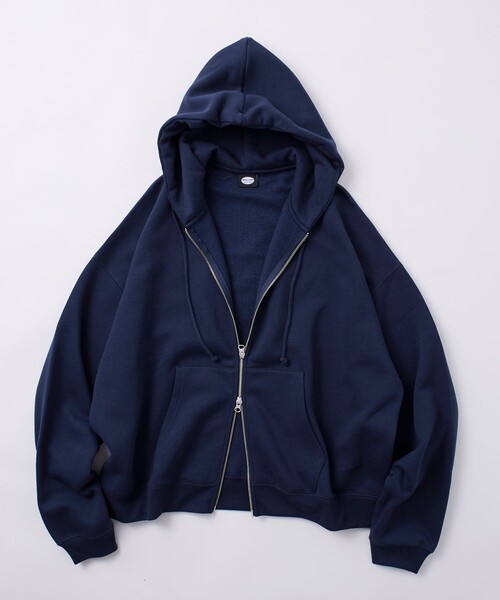 【美品M】 ブリストル　リラックス フィット ジップアップフーディ パーカー FREAK'S STORE（フリークスストア） パーカー 限定展開 リラックス