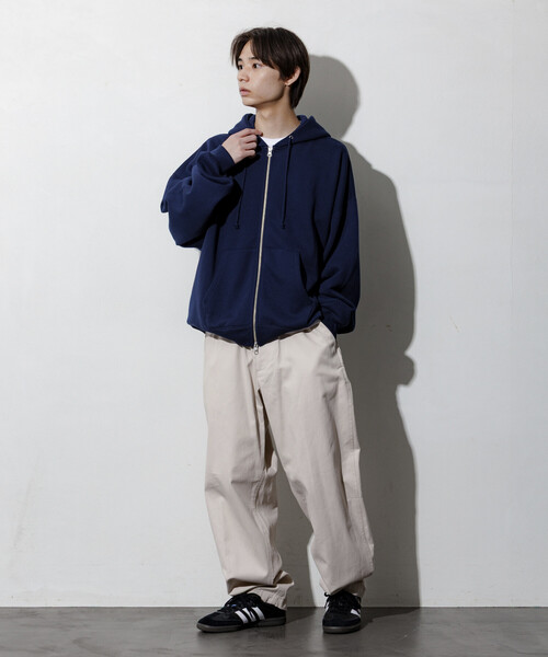 FREAK'S STORE パーカー 限定展開 リラックスフィット ジップ