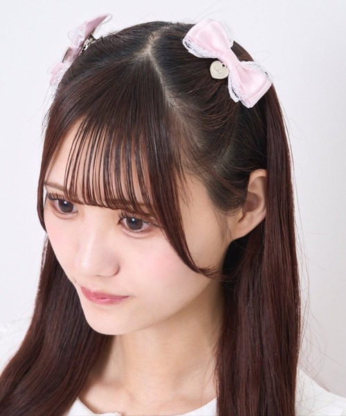 LAFARY（ラファリー） ヘアクリップ フリルリボン : ZOZOTOWN Yahoo!店