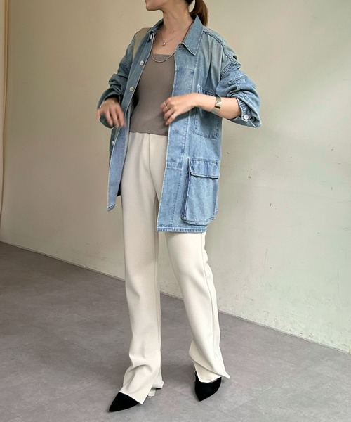 SHENERY（シーナリー） 「ai no de」デニムジャケット MEDIUM ライト