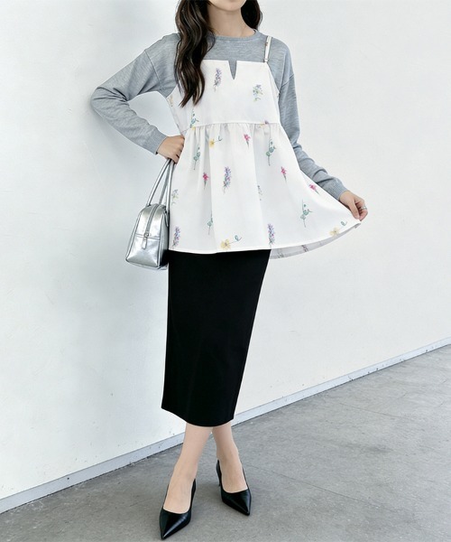 ReRe キャミソール 花柄キャミソールチュニック : ZOZOTOWN Yahoo!店