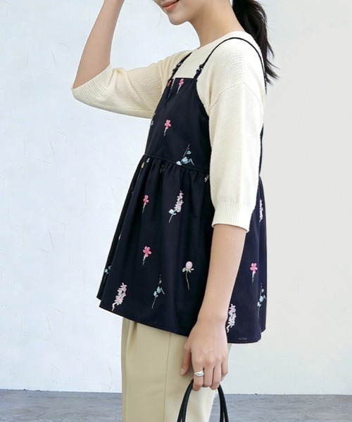 ReRe キャミソール 花柄キャミソールチュニック : ZOZOTOWN Yahoo!店