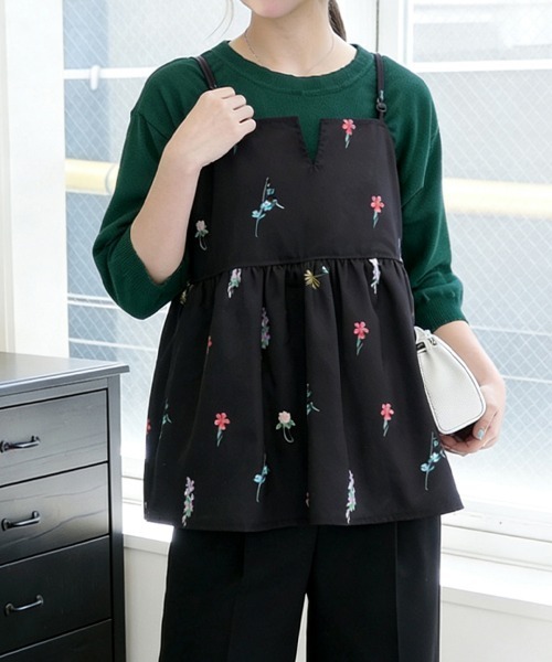 ReRe キャミソール 花柄キャミソールチュニック : ZOZOTOWN Yahoo!店