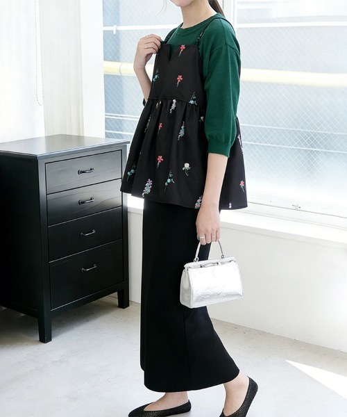 ReRe キャミソール 花柄キャミソールチュニック : ZOZOTOWN Yahoo!店