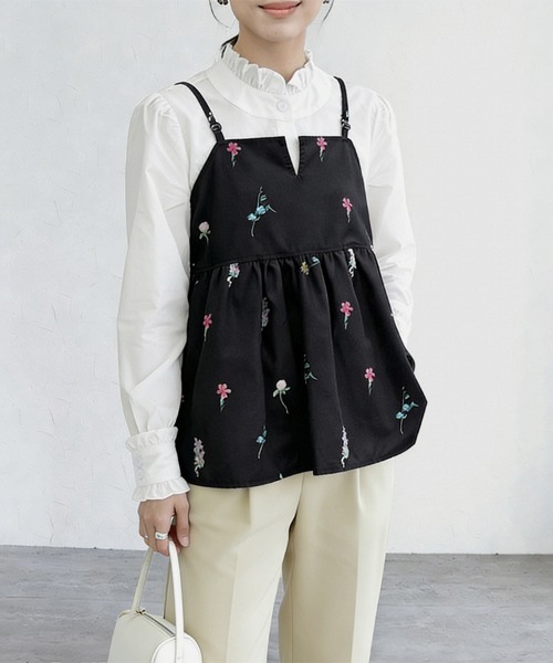 ReRe キャミソール 花柄キャミソールチュニック : ZOZOTOWN Yahoo!店