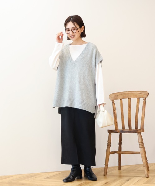 AMERICAN HOLIC（アメリカンホリック） ベスト ジレ ラメ入リVネック