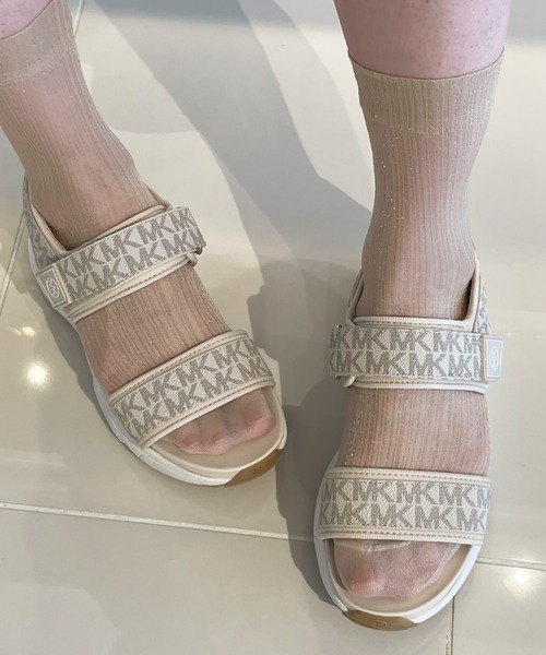 MICHAEL KORS（マイケルコース） フラットサンダル 7.5 ベージュ系